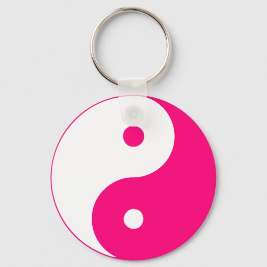 Yin Yang Ying Taoismus Sign Chinesisch Taijitu Pin Schlüsselanhänger (Vorderseite)