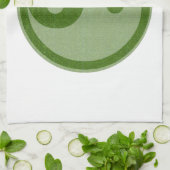 YIN YANG YINYANG GRÜN HANDTUCH (Gefaltet)