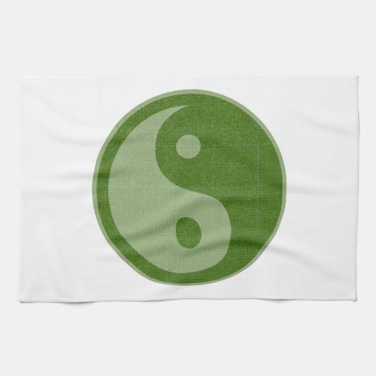 YIN YANG YINYANG GRÜN HANDTUCH (Horizontal)