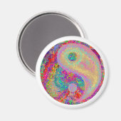 Yin Yang - YinYang von Naveen Joshi Magnet (Vorderseite/Rückseite)