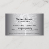 Yin Yang Yoga-Baum Visitenkarte (Rückseite)