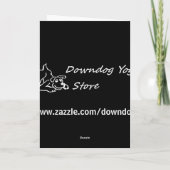 Yin-Yang Yoga Greeting Cards Karte (Rückseite)