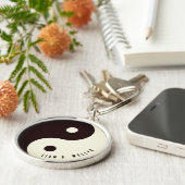 Yin Yang Yoga Schlüsselanhänger (Seite)