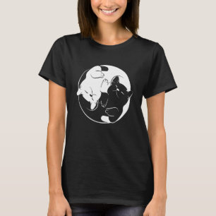 Yin Yang Yoga Zen Cats T - Shirt - Yoga Cat