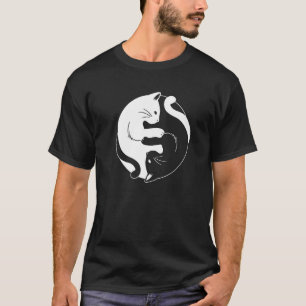 Yin Yang Yoga Zen Süße Katzen für Yoga 1 T-Shirt