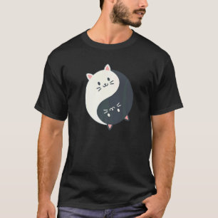 Yin Yang Yoga Zen Süße Katzen für Yoga 2 T-Shirt