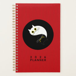 Yin Yang Zen Cat Planner Planer