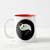 YIN YANG Zen Cat Tasse (Links)