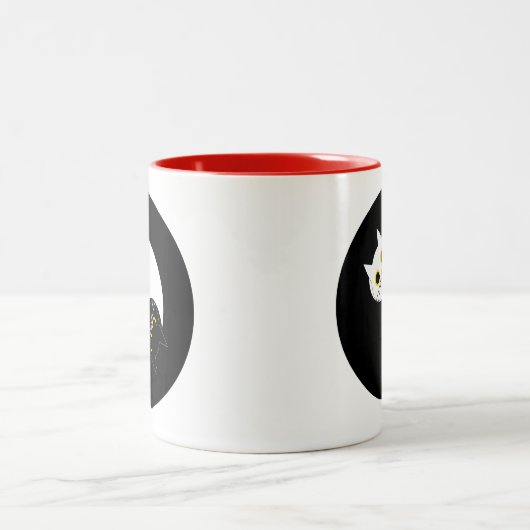 YIN YANG Zen Cat Tasse (Mittel)