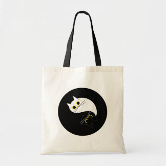 YIN YANG Zen Kat Mehrwegbeutel Tragetasche