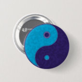 Yin Yang Zen Meditation Tao Button (Vorne & Hinten)