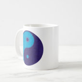 Yin Yang Zen Meditation Tao Kaffeetasse (Vorderseite Links)