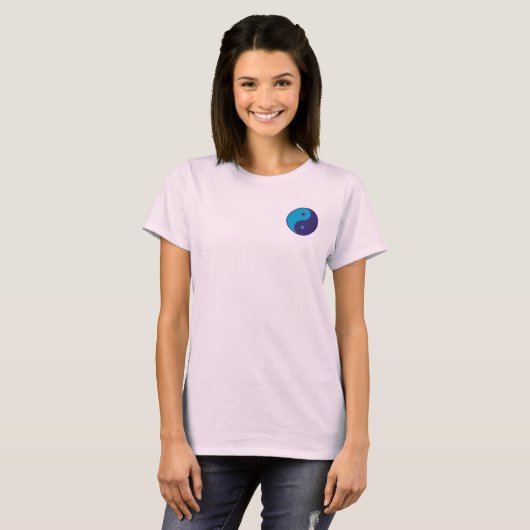 Yin Yang Zen Meditation tao T-Shirt (Vorne ganz)