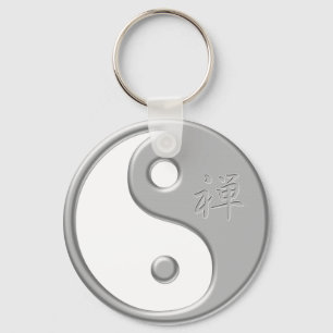 Yin Yang Zen-Schlüsselkette Schlüsselanhänger