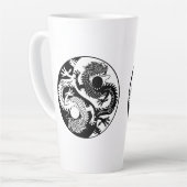 YIN YANG ZWEI DRAGONS MILCHTASSE (Linke Ecke)