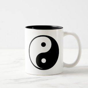 Yin Yang Zweifarbige Tasse