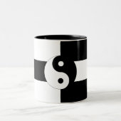 Yin Yang Zweifarbige Tasse (Mittel)