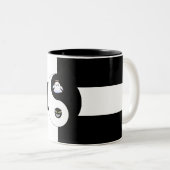 Yin Yang Zweifarbige Tasse (VorderseiteRechts)