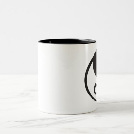 Yin Yang Zweifarbige Tasse (Mittel)