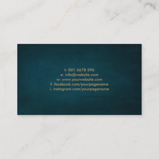 Yin Yang - Zweigstelle Golden Tree Visitenkarte (Rückseite)