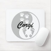 yin Yangcorgi Mousepad (Mit Mouse)