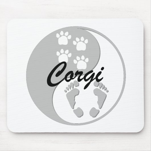 yin Yangcorgi Mousepad (Vorne)