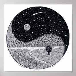 Yin Yangscape Poster