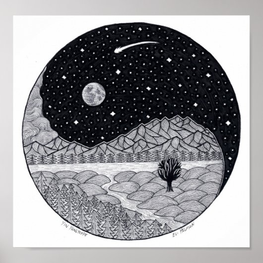 Yin Yangscape Poster (Vorne)