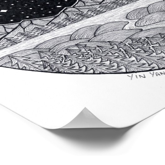 Yin Yangscape Poster (Ecke)