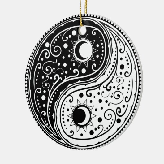 Yin-Yin-Sing-Design Keramik Ornament (Links)