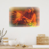 YIndian Feather Poster (Küche)