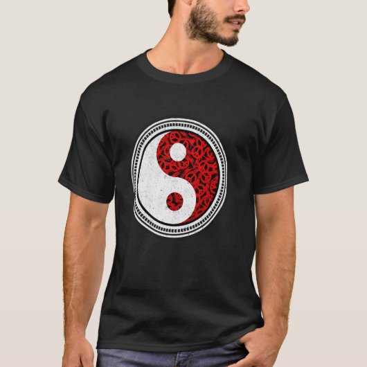 Ying und Yang Body und Soul Chinesische Symbole Ch T-Shirt (Vorderseite)