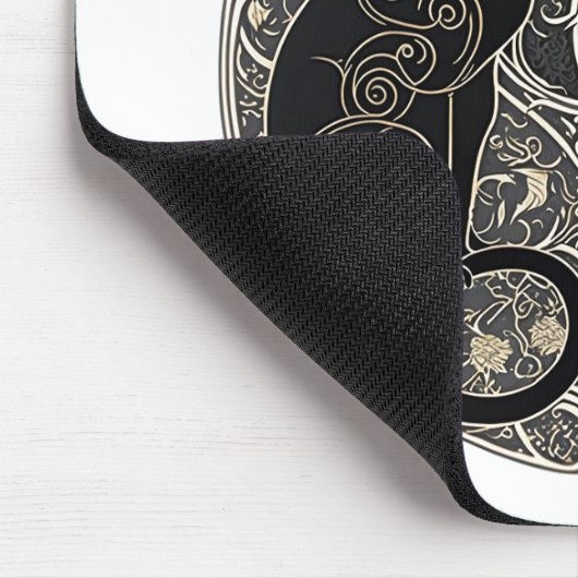 Ying und Yang Cats Mousepad (Ecke)