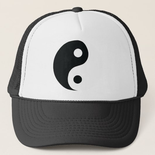 Ying und Yang-Ikone Truckerkappe (Vorderseite)