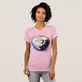 Ying und Yang Kätzchen T-Shirt (Vorne ganz)
