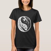 Ying und Yang Trees China Symbole Chinesisch T-Shirt (Vorderseite)