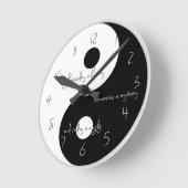 Ying und Yang-Uhr Runde Wanduhr (Winkel)