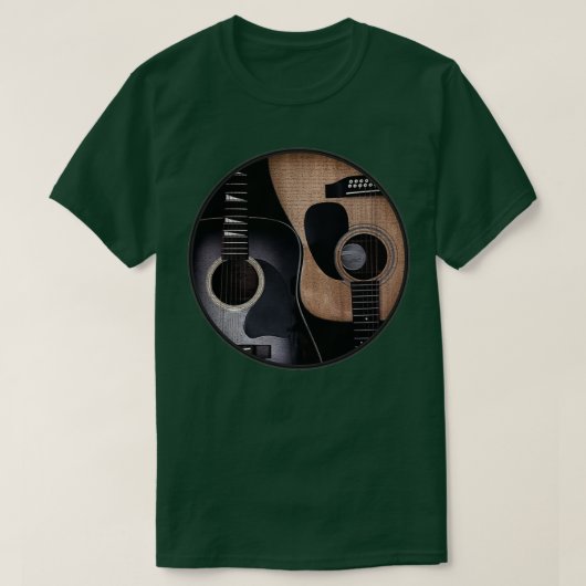 Ying Yang Acoustic Guitars  T-Shirt (Design vorne)
