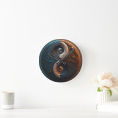 Ying Yang Art Uhr (Zuhause)