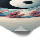 Ying Yang Augen aussehen Poster (Ecke)