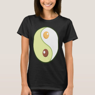 Ying Yang Avocado Ketogenese Übergewicht Diät Keto T-Shirt