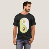 Ying Yang Avocado Ketogenic Overweight Diet Keto F T-Shirt (Vorne ganz)
