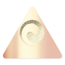Ying Yang Balance Rose Gold Pace Spirituelle Trian