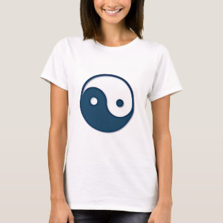 Ying Yang Blue Design 1 T-Shirt