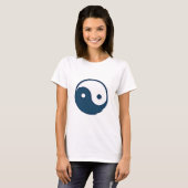 Ying Yang Blue Design 1 T-Shirt (Vorne ganz)