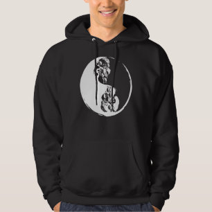 Ying Yang Bonsai Tree Retro Pflanze Garden Buddhis Hoodie