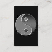 Ying Yang Business Card Visitenkarte (Rückseite)