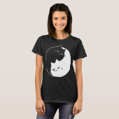 Ying Yang Cats Cat T - Shirt T-Shirt 1 (Vorne ganz)