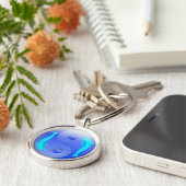 Ying-Yang Delphin Schlüsselanhänger (Seite)