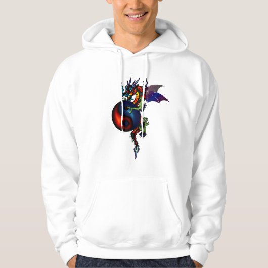 Ying Yang DracheHoodie Hoodie (Vorderseite)